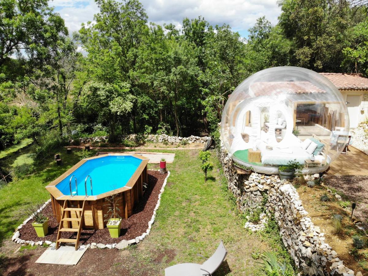 La Bulle Etoile Hotel Allegre Les Fumades Buitenkant foto